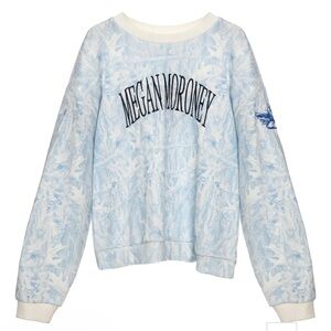 Boys Lie Megan Moroney Blue Crewneck Sweatshirt M/L